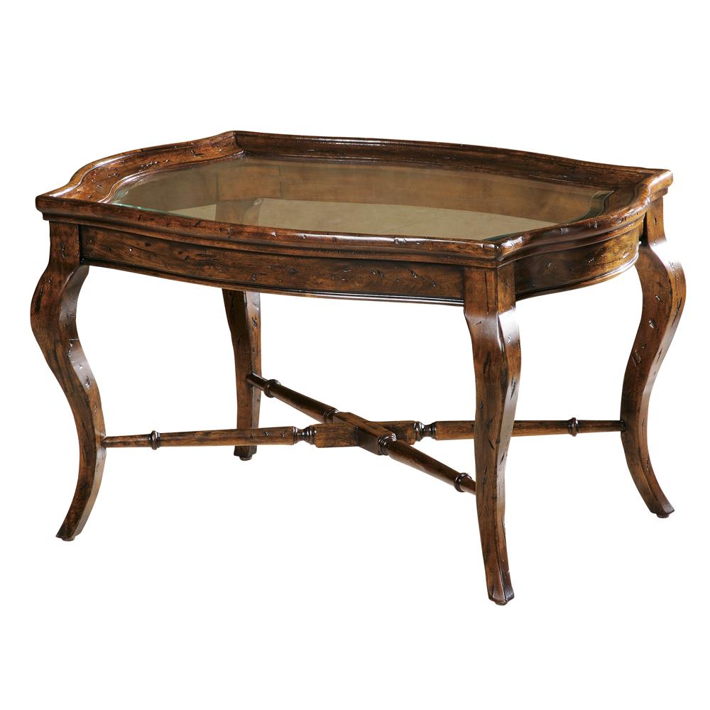 Hekman oval outlet coffee table